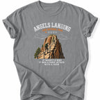 Printify T-Shirt Grey / S 1 star - Angels Landing Panic Attack light shirts