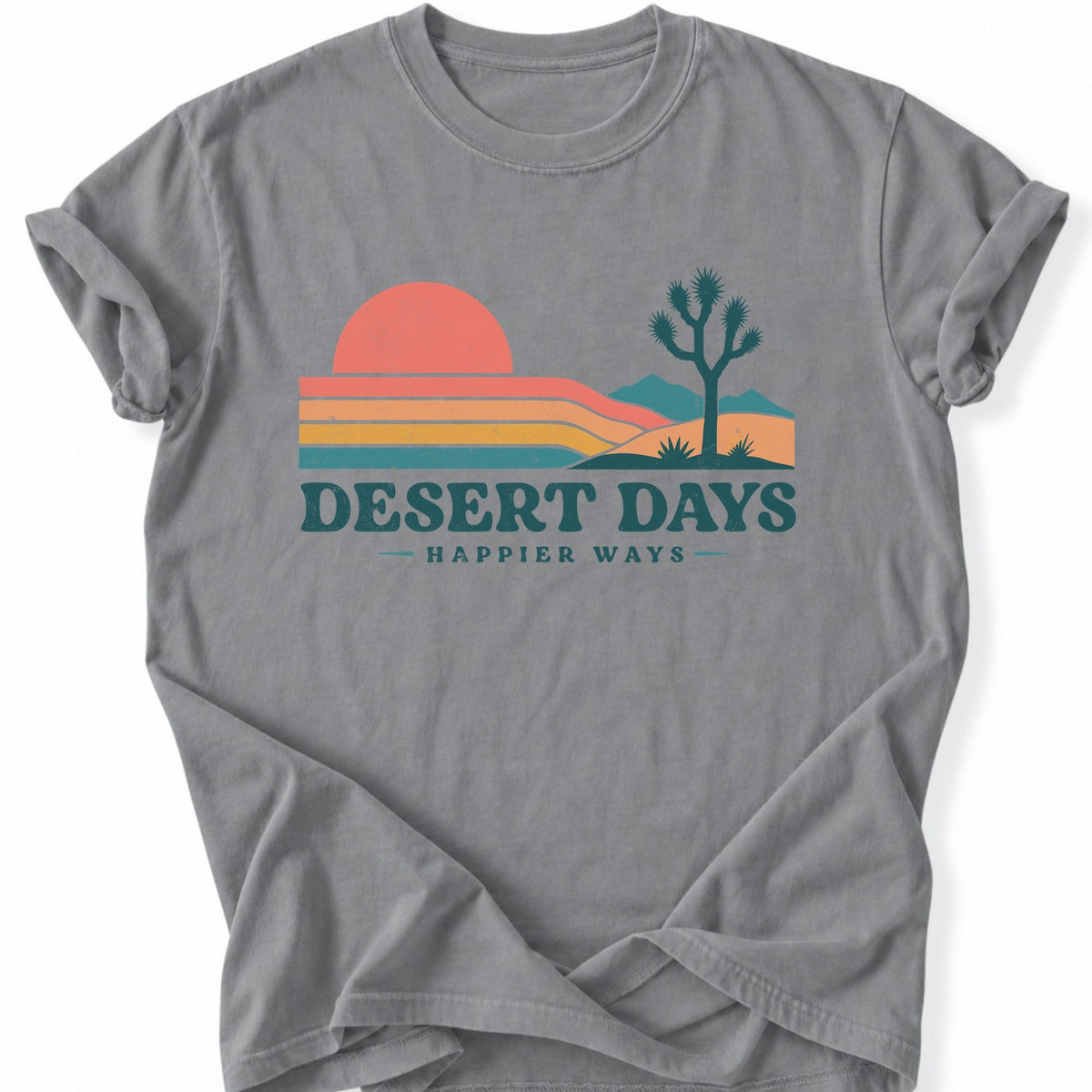 Printify T-Shirt Grey / S Desert Days T-Shirt