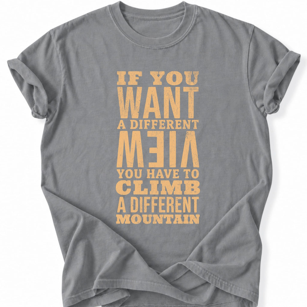 Printify T-Shirt Grey / S Different Mountain T-Shirt