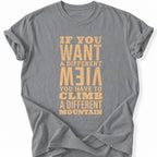 Printify T-Shirt Grey / S Different Mountain T-Shirt