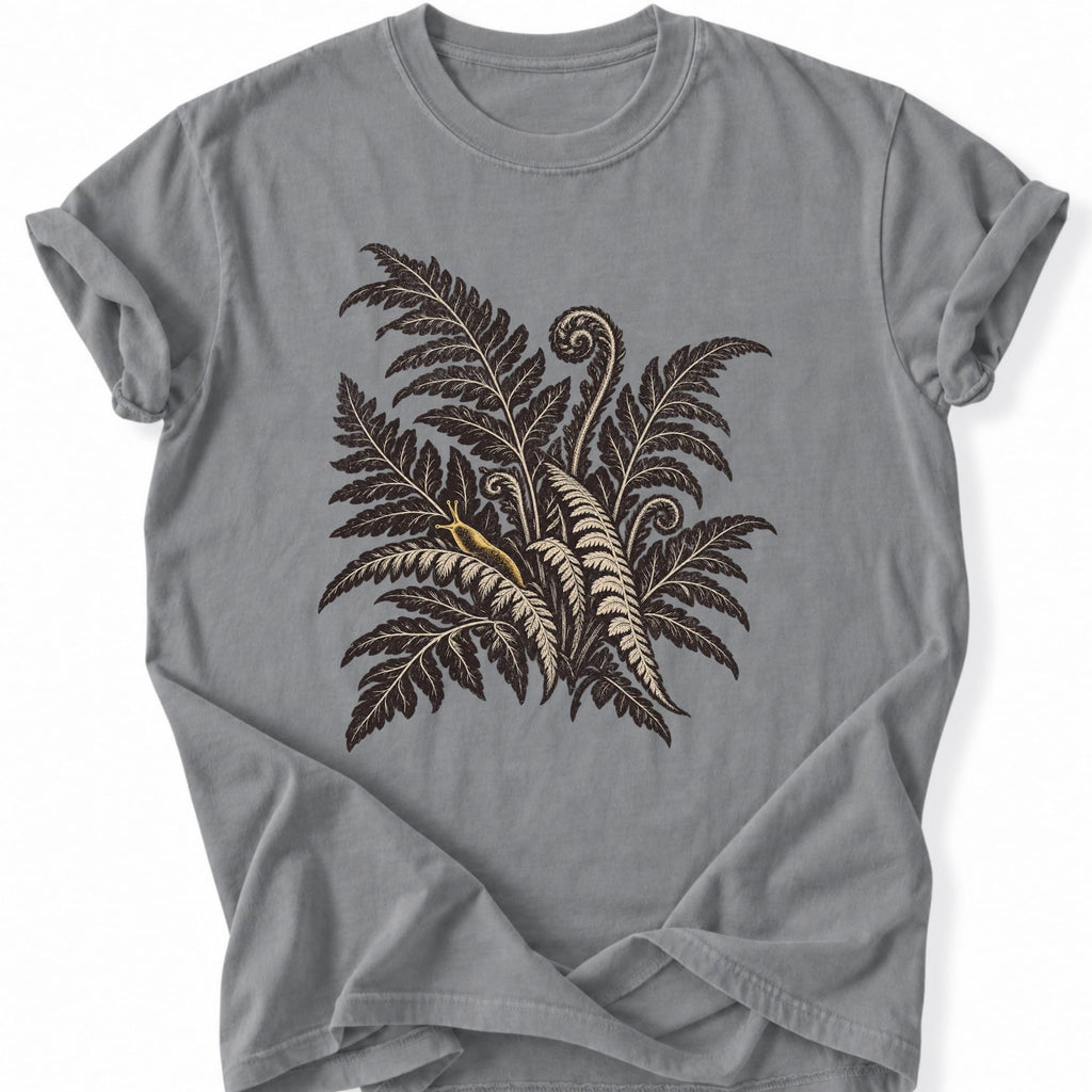 Printify T-Shirt Grey / S Fern & Banana Sluf T-Shir T-Shirt