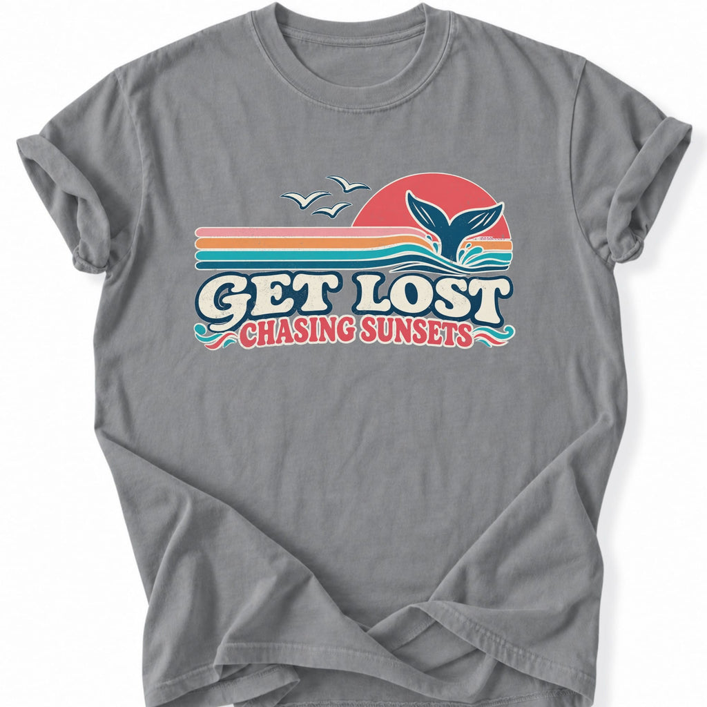 Printify T-Shirt Grey / S Get Lost T-Shirt