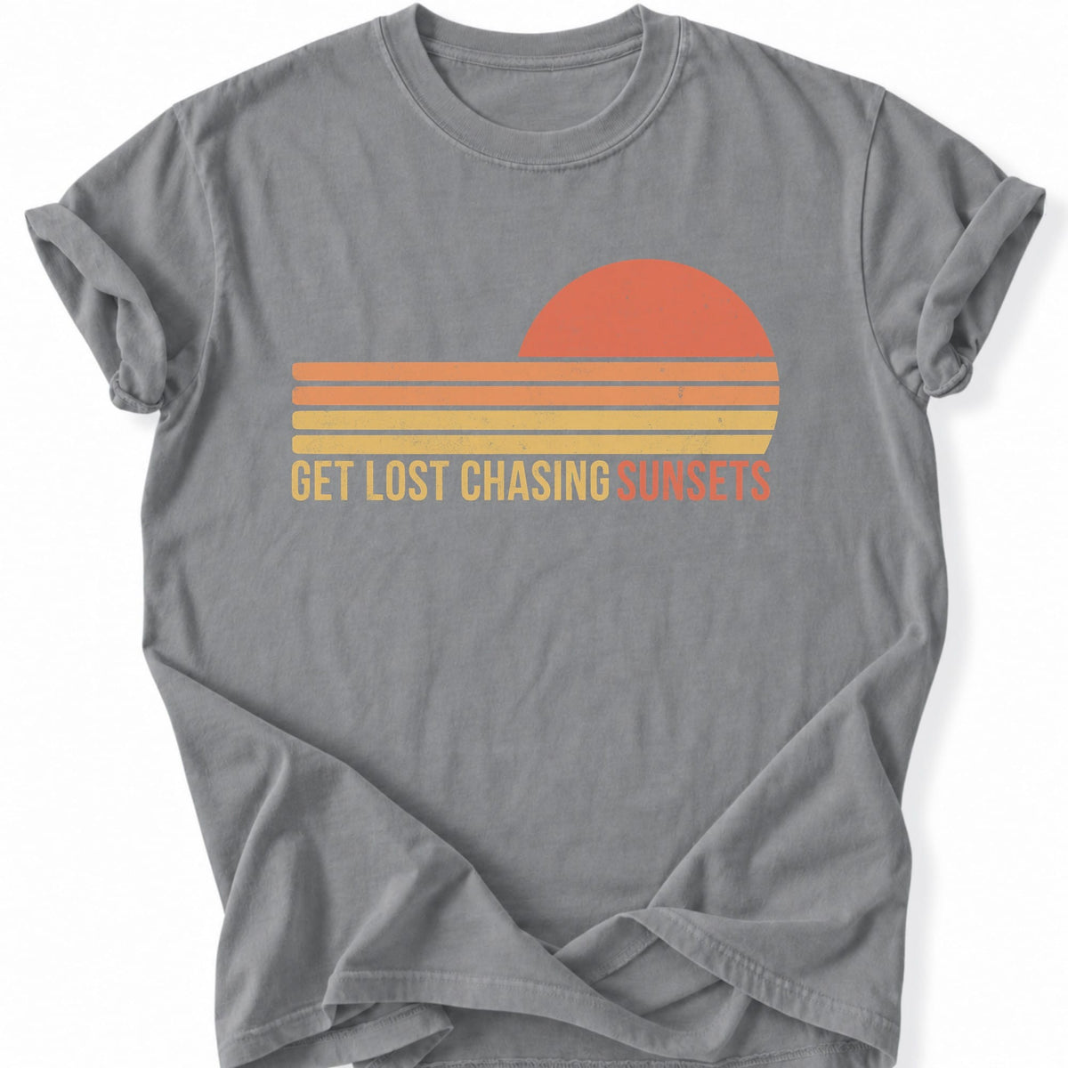 Printify T-Shirt Grey / S Golden Hour T-Shirt