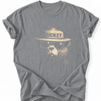Printify T-Shirt Grey / S Gritty Cute Smokey T-Shirt