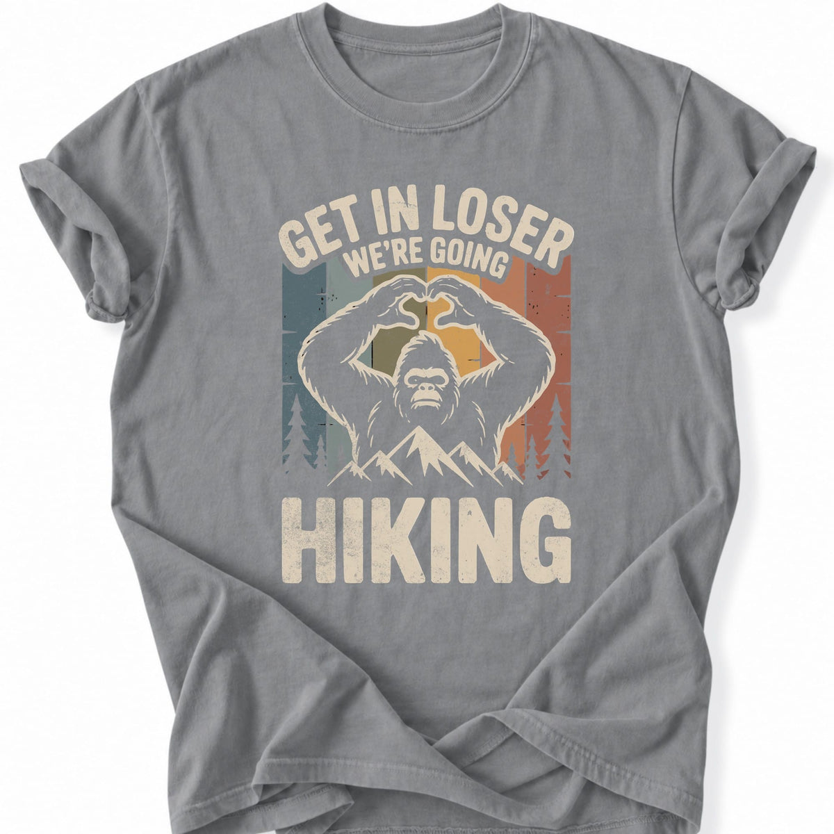 Printify T-Shirt Grey / S Lost In Nature T-Shirt