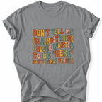 Printify T-Shirt Grey / S Peaks Peckers Bigfoot - Don't want to be here