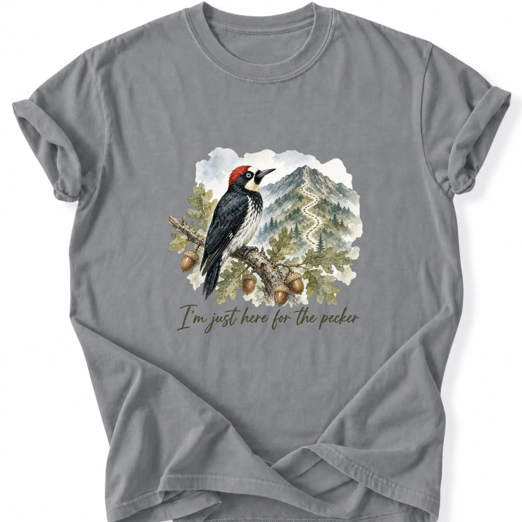 Printify T-Shirt Grey / S Peaks Peckers Bigfoot - Pecker watercolor
