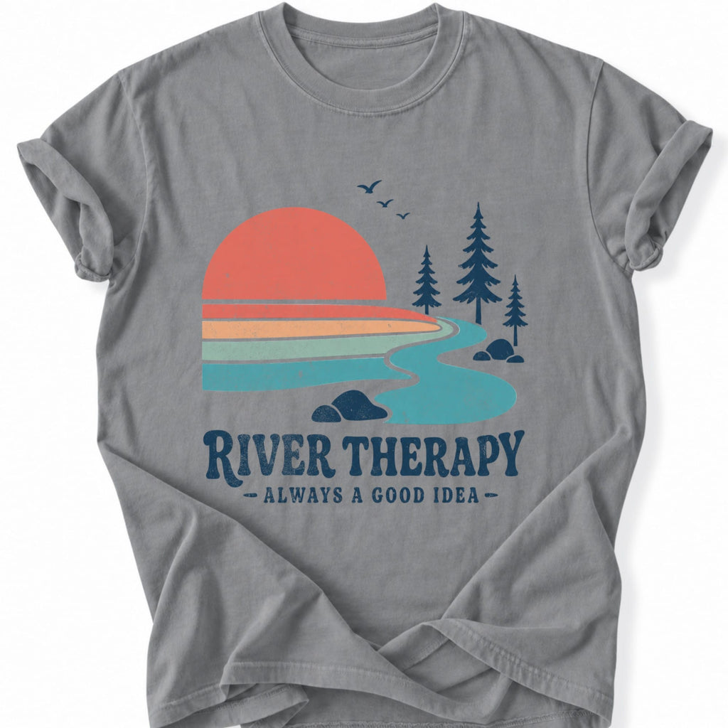 Printify T-Shirt Grey / S River Therapy T-Shirt