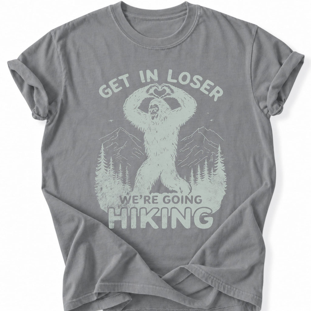 Printify T-Shirt Grey / S We're Going Hiking T-Shirt