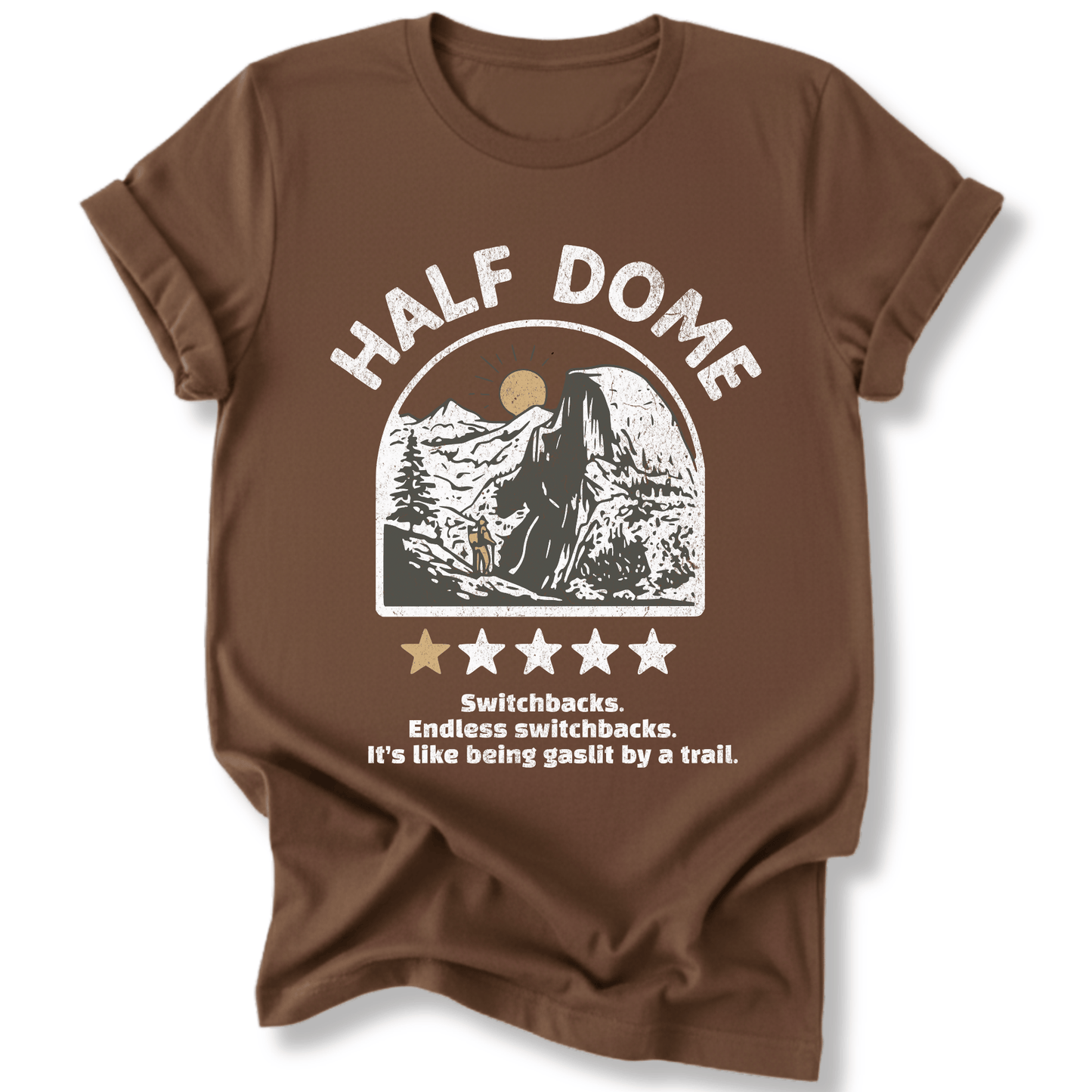 Printify T-Shirt Half Dome 1 Star T-Shirt