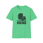 Printify T-Shirt Heather Irish Green / S Glittery Backpack Silhouette T-Shirt