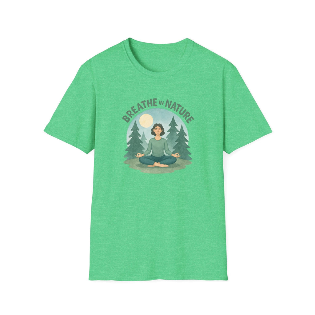 Printify T-Shirt Heather Irish Green / S Meditation in Nature T-Shirt