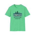 Printify T-Shirt Heather Irish Green / S Outdoor Adventure Awaits T-Shirt