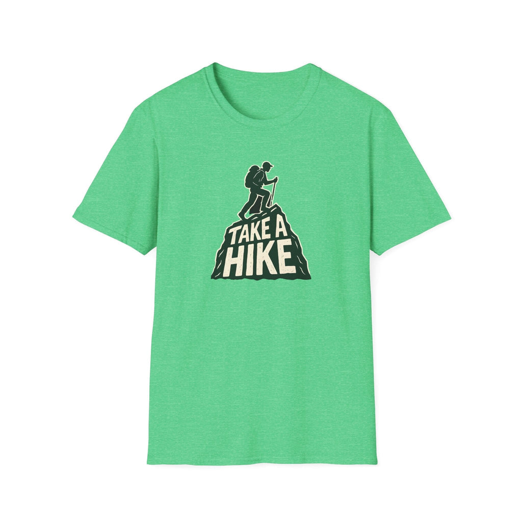 Printify T-Shirt Heather Irish Green / S Take a Hike T-Shirt