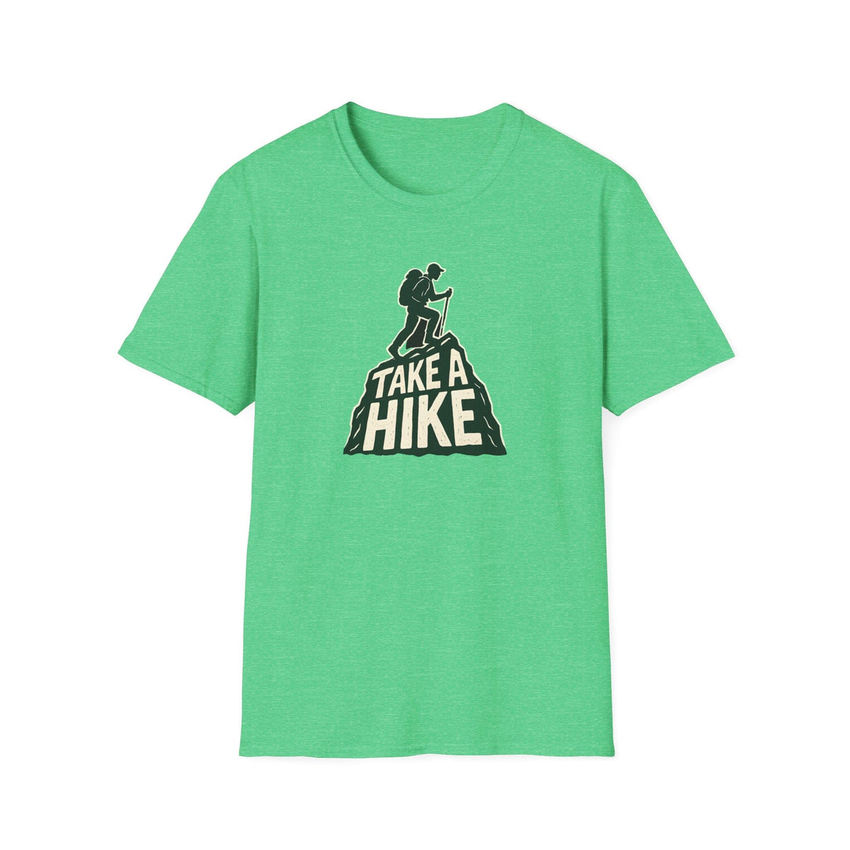 Printify T-Shirt Heather Irish Green / S Take a Hike T-Shirt