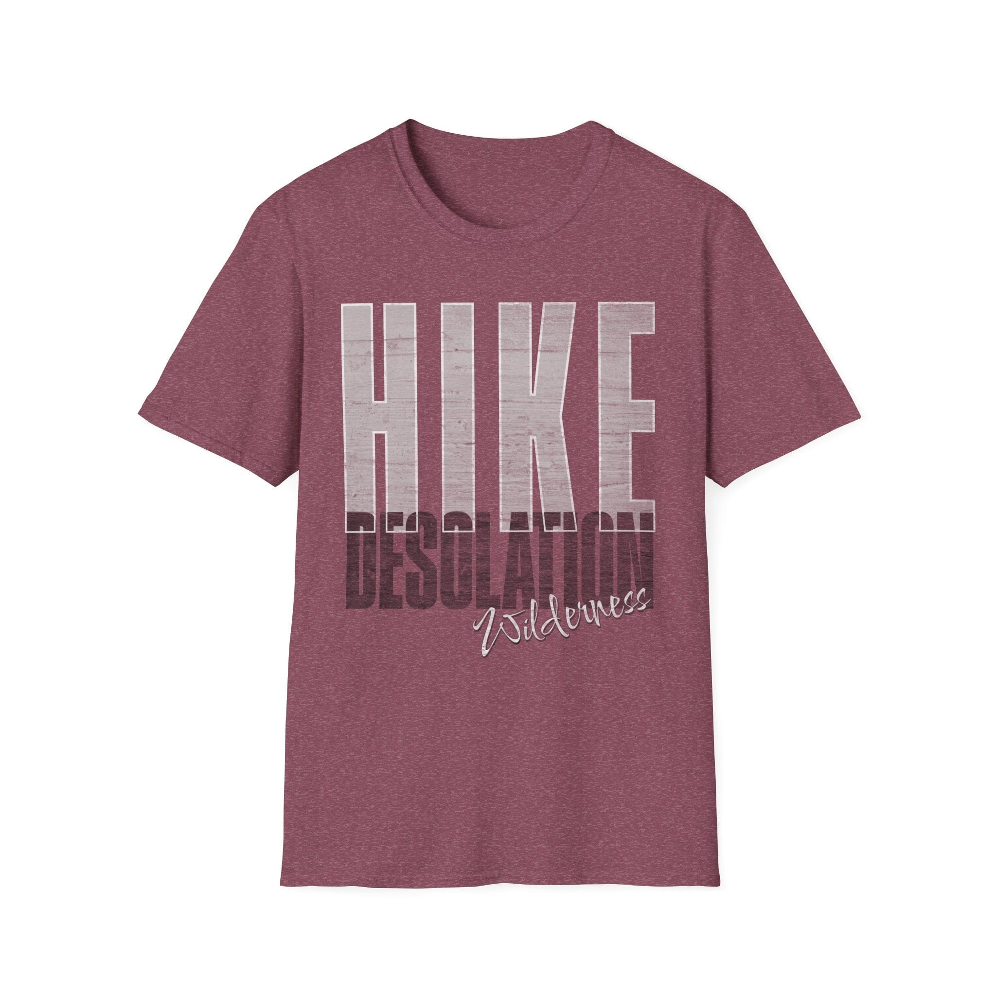 Printify T-Shirt Heather Maroon / S Hike Desolation Wilderness