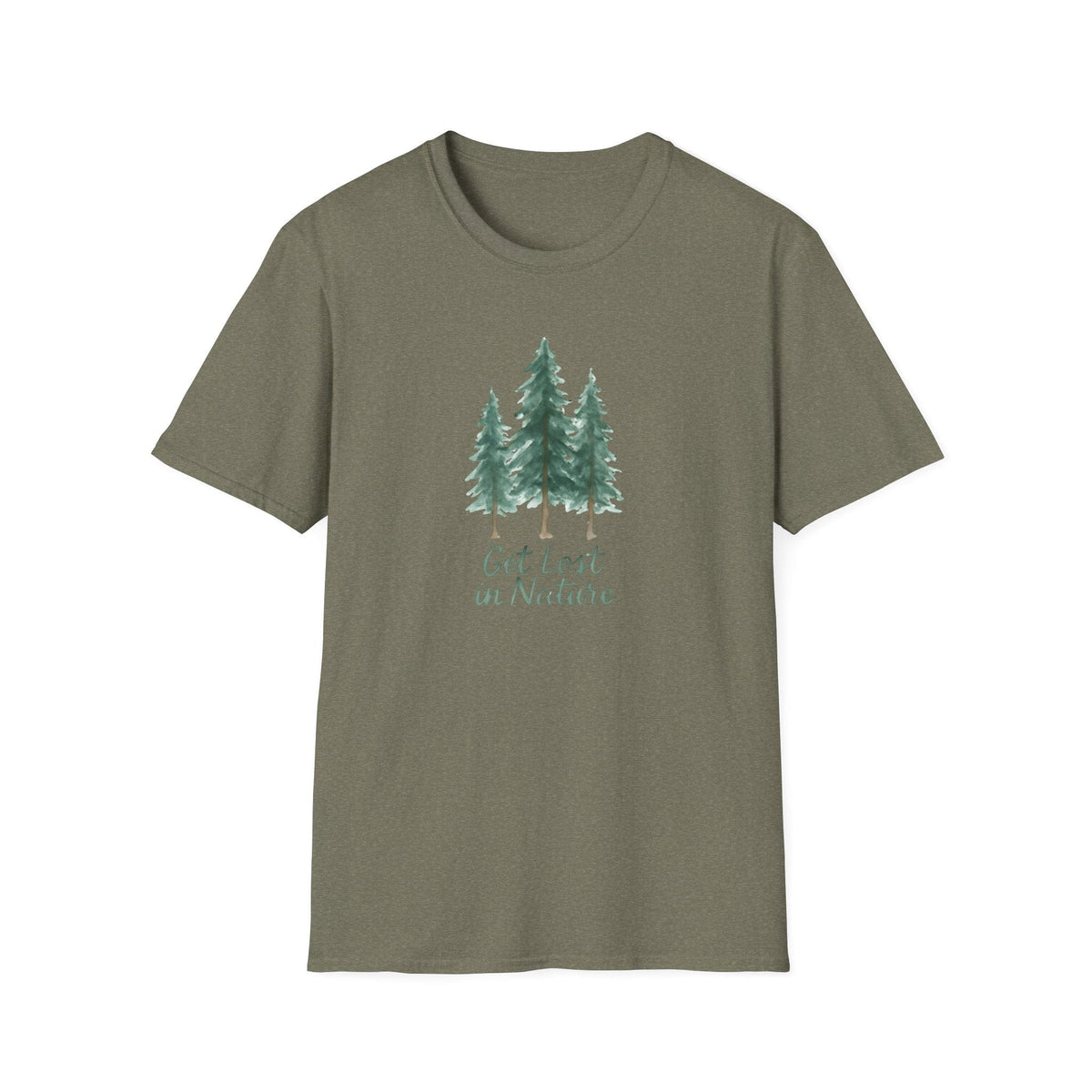 Printify T-Shirt Heather Military Green / S Get Lost in Nature T-Shirt
