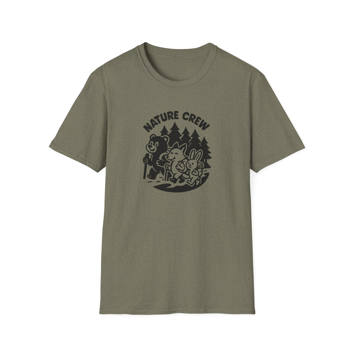 Printify T-Shirt Heather Military Green / S Group of people T-Shirt