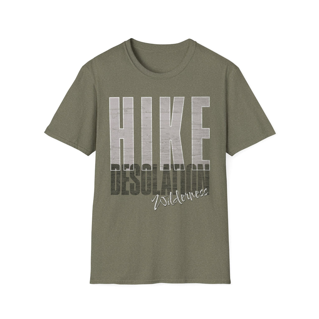 Printify T-Shirt Heather Military Green / S Hike Desolation Wilderness