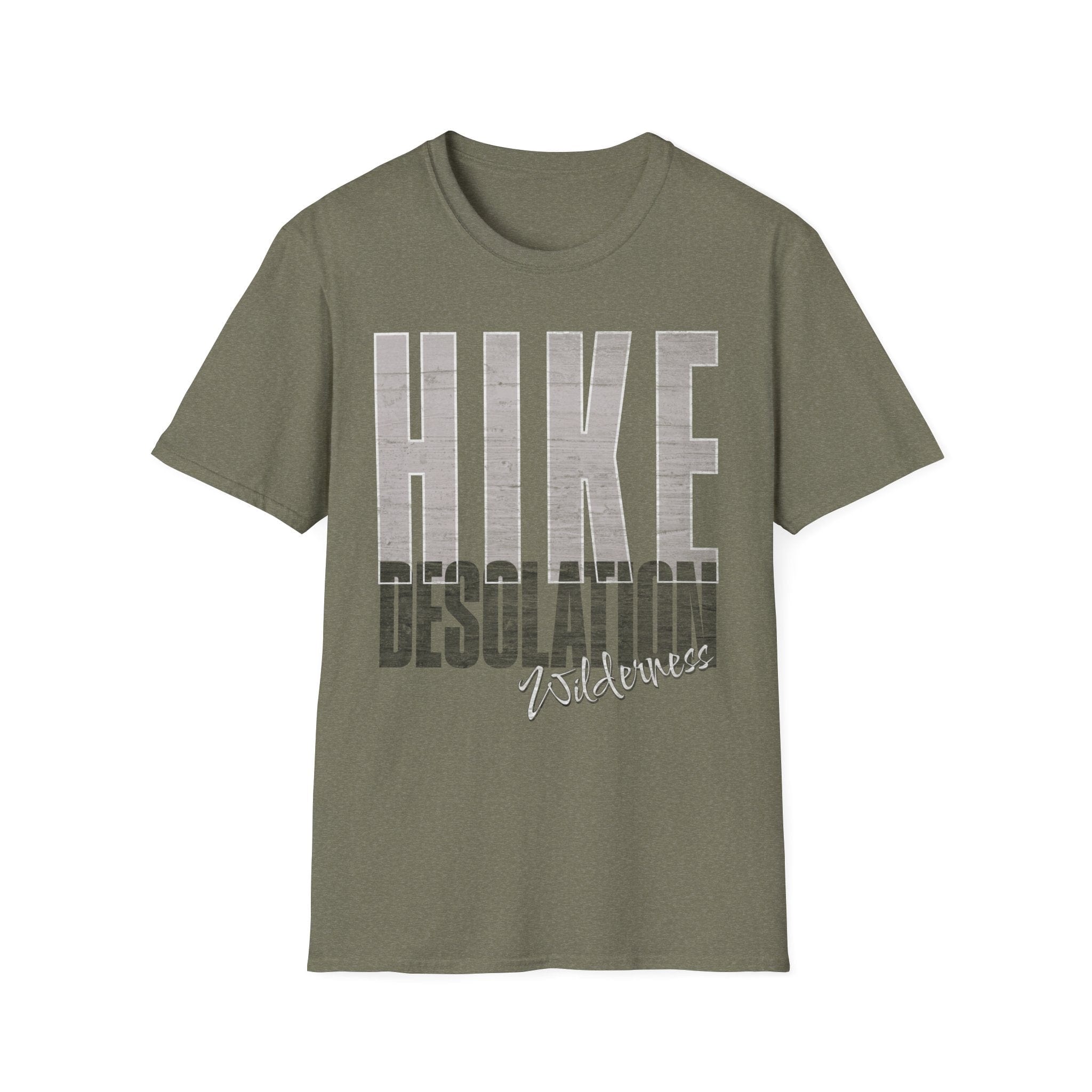 Printify T-Shirt Heather Military Green / S Hike Desolation Wilderness