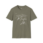 Printify T-Shirt Heather Military Green / S Mountain Life