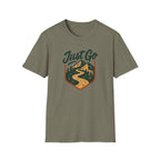 Printify T-Shirt Heather Military Green / S Mountain River Logo T-Shirt