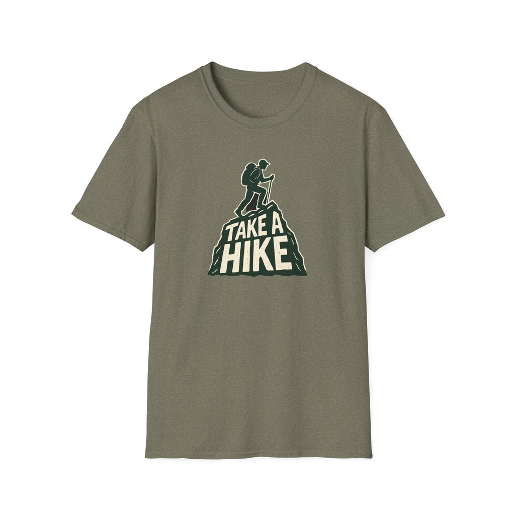 Printify T-Shirt Heather Military Green / S Take a Hike T-Shirt