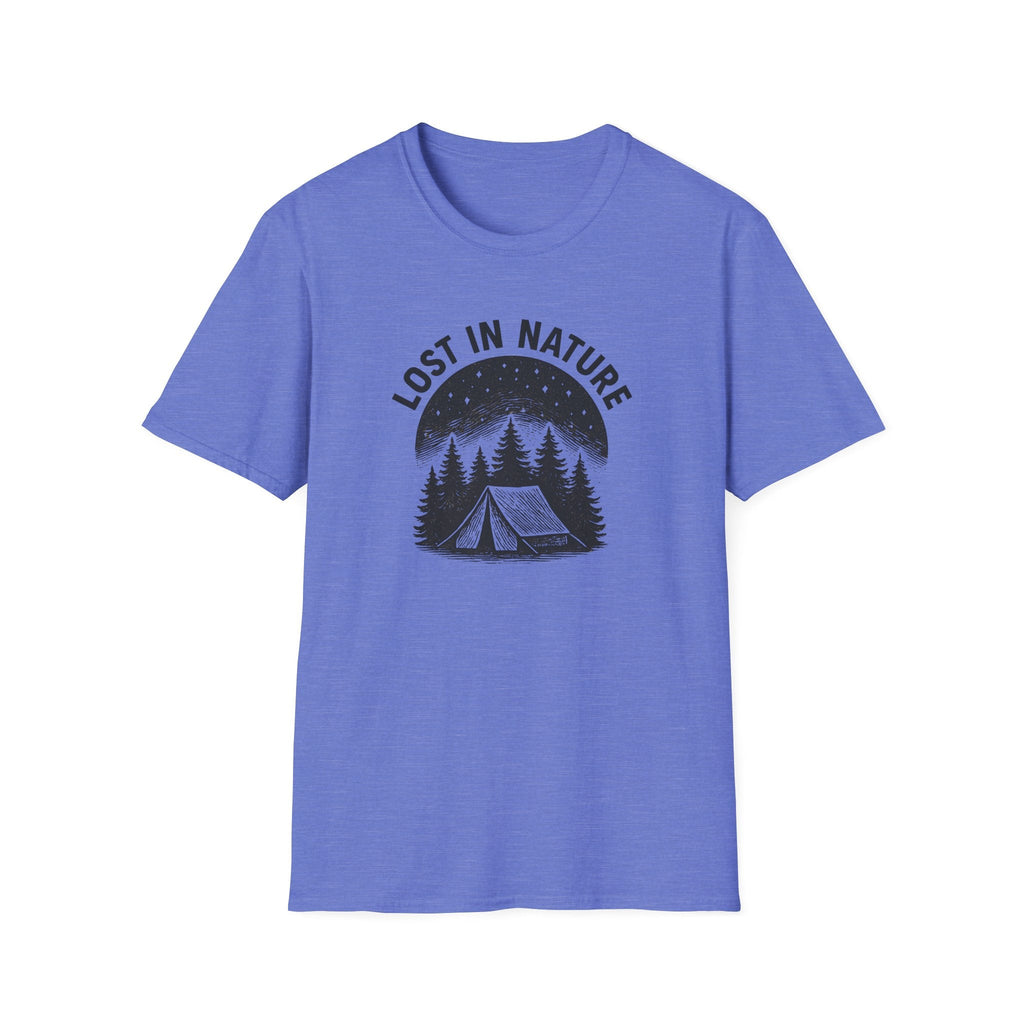 Printify T-Shirt Heather Royal / XS Camping in Nature T-Shirt