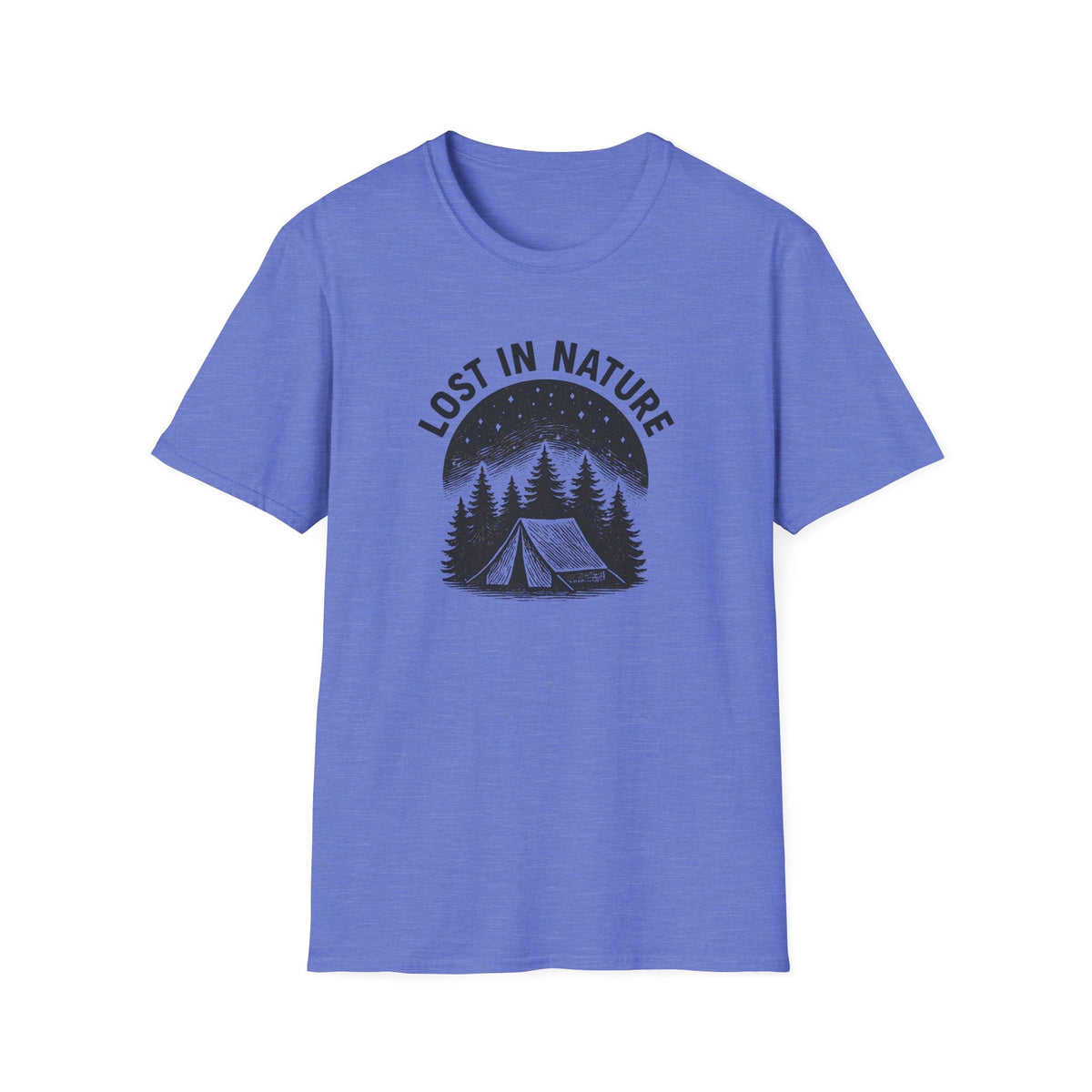 Printify T-Shirt Heather Royal / XS Camping in Nature T-Shirt