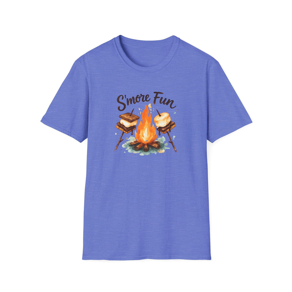 Printify T-Shirt Heather Royal / XS S'more Fun Campfire T-Shirt