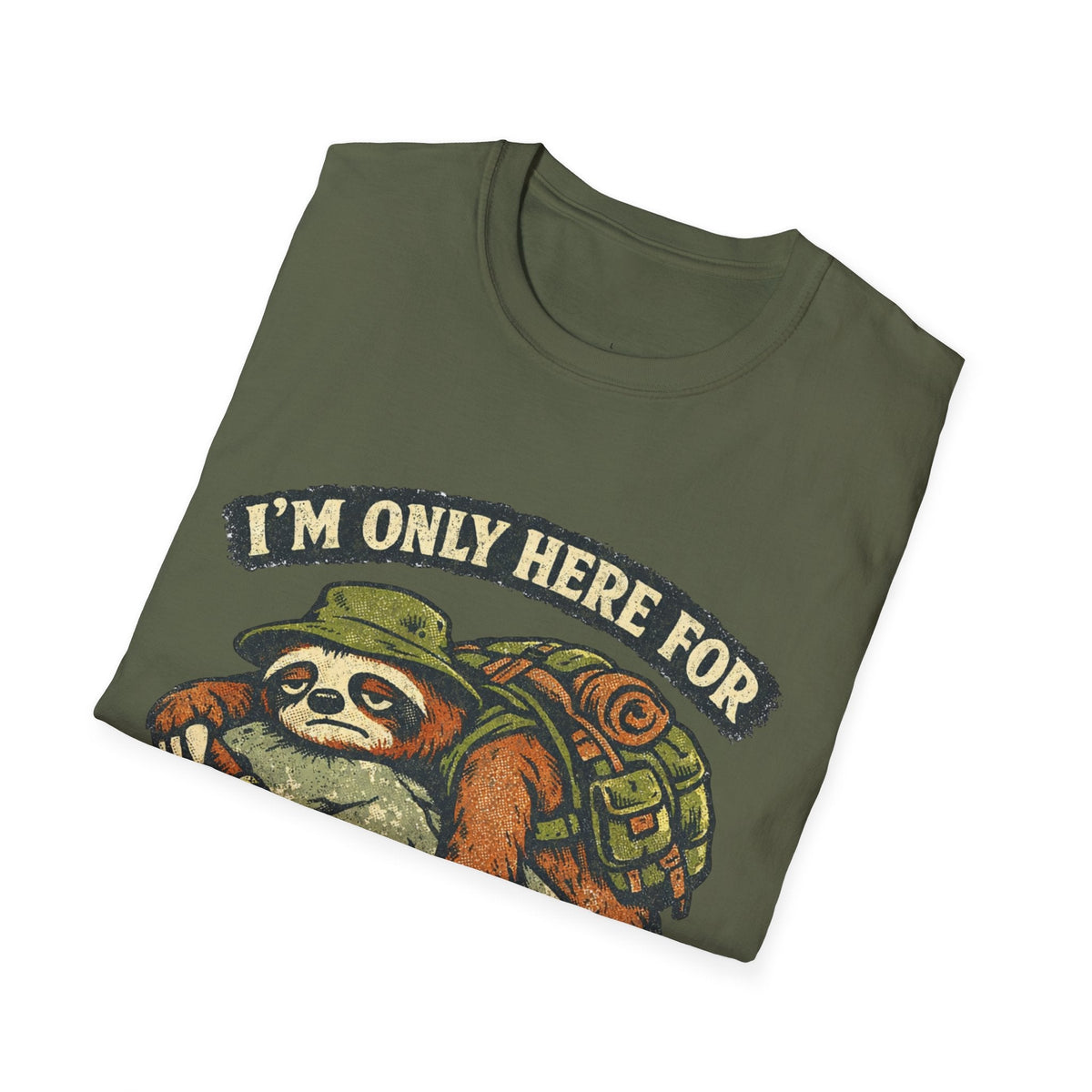 Printify T-Shirt Here For The Trail Mix