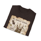 Printify T-Shirt Hikes i Survive