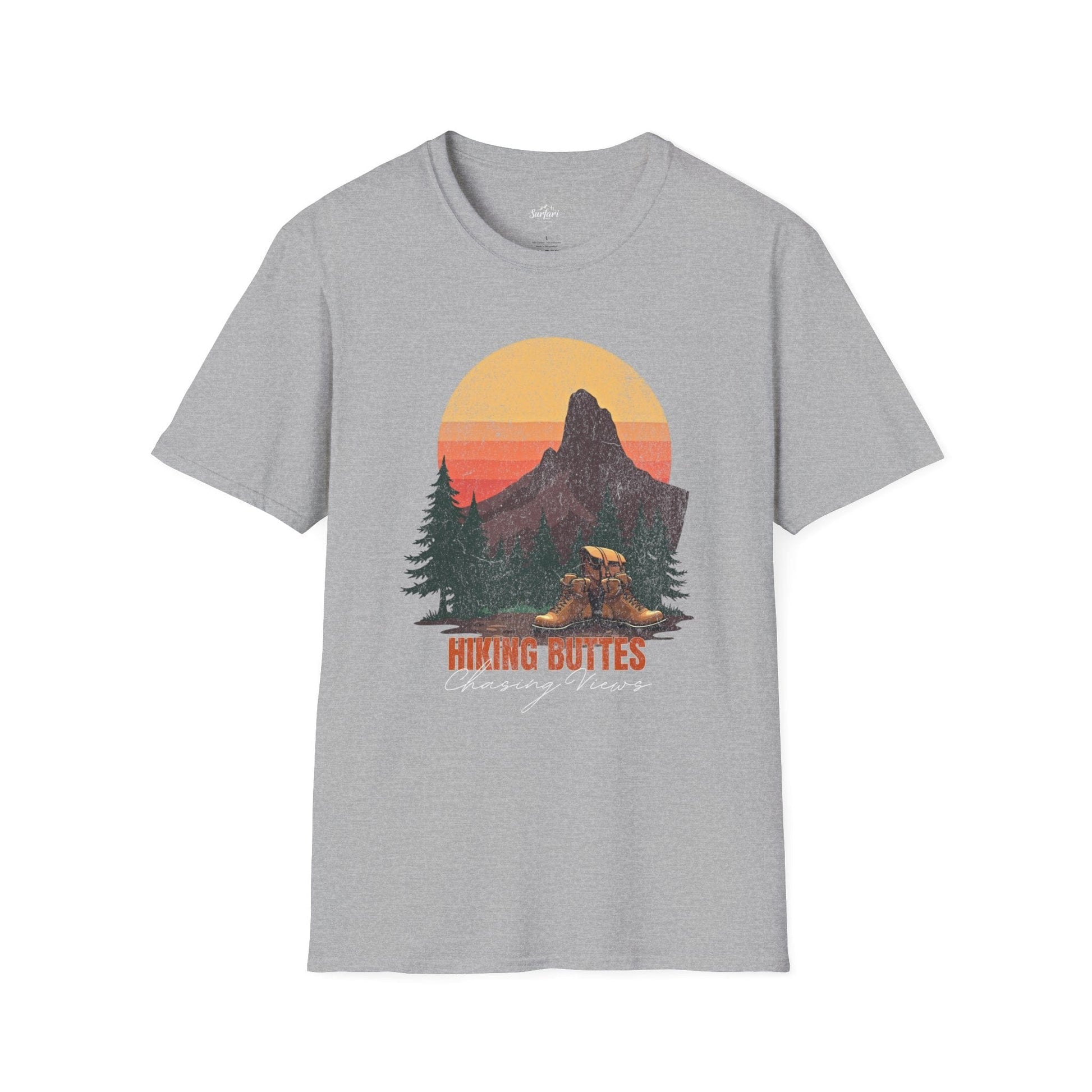 Printify T-Shirt Hiking Buttes