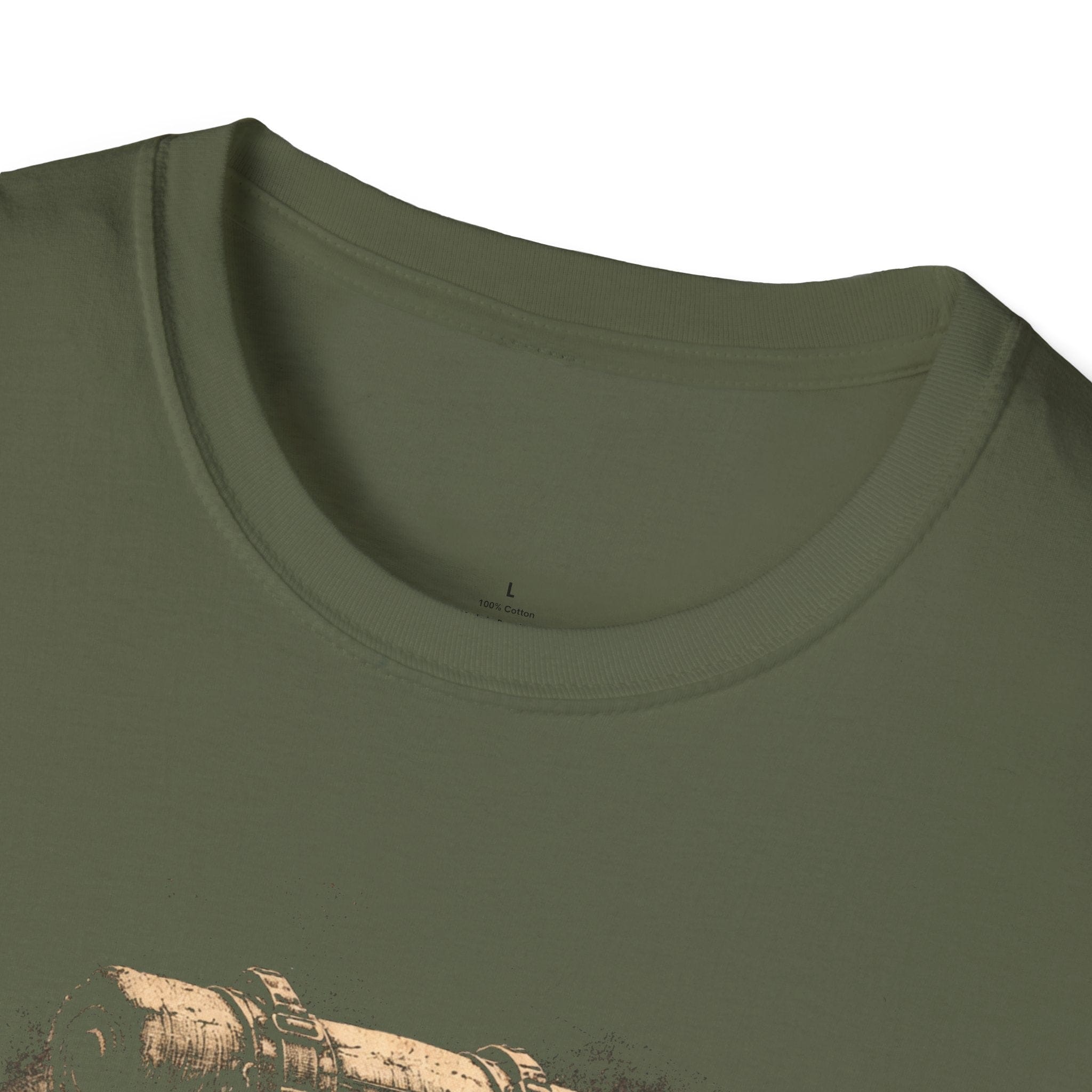 Printify T-Shirt Hiking Raccoon