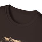 Printify T-Shirt Hiking Raccoon