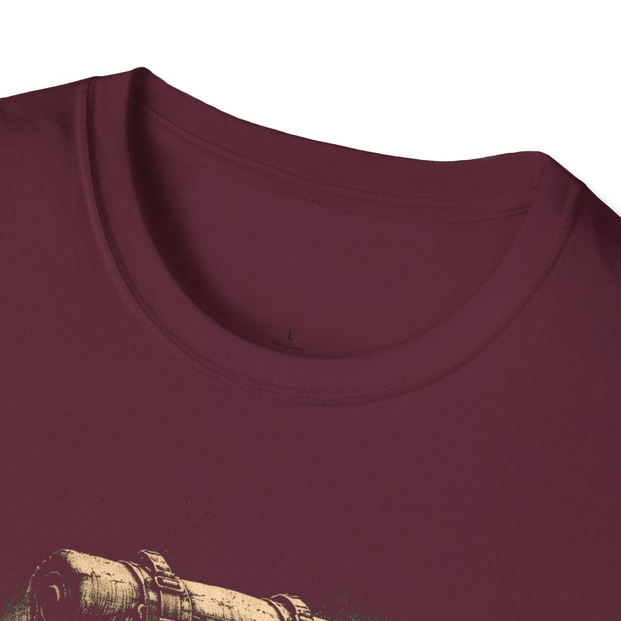 Printify T-Shirt Hiking Raccoon