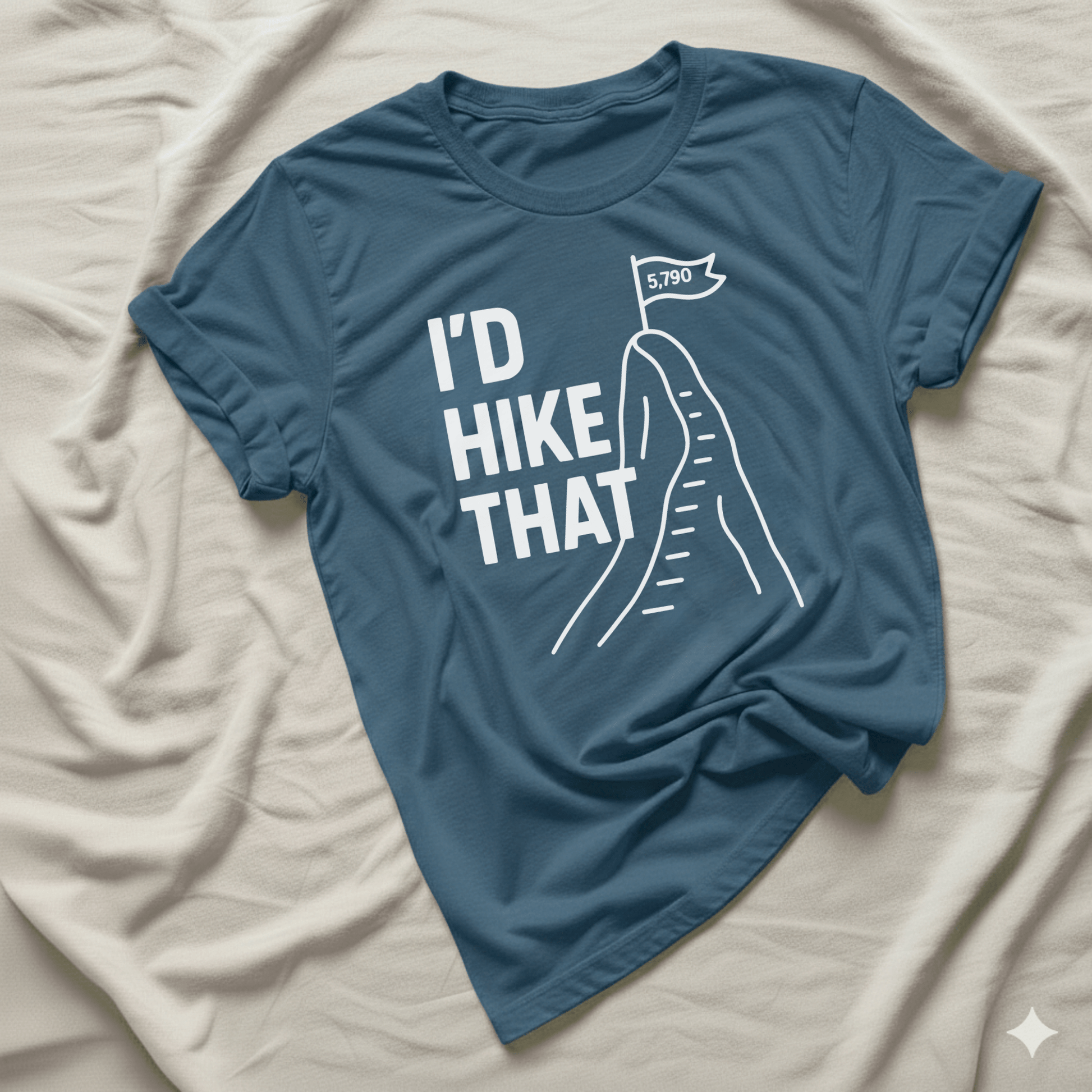 Printify T-Shirt I'd Hike That, Angels Peak