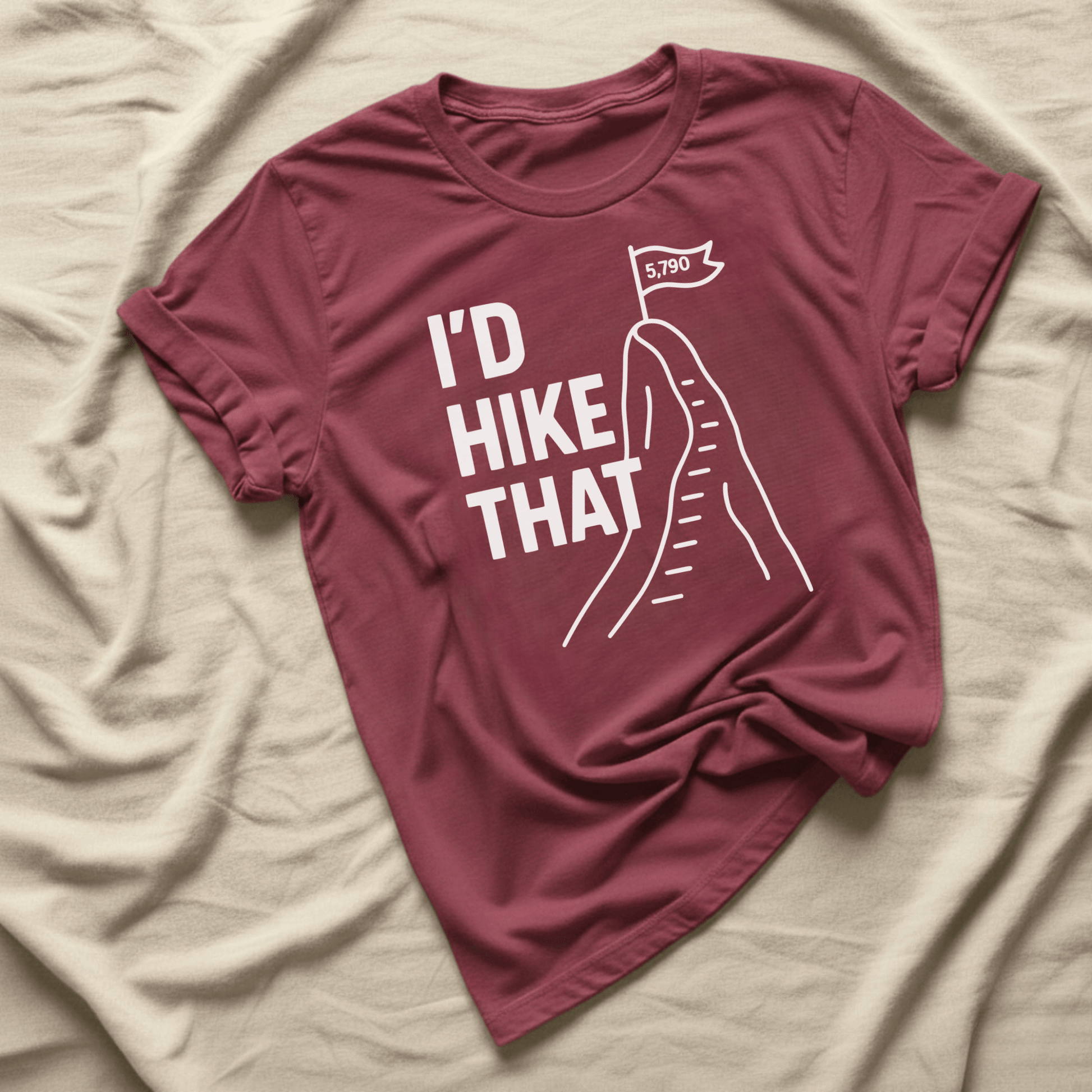 Printify T-Shirt I'd Hike That, Angels Peak