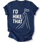 Printify T-Shirt I'd Hike That, Angels Peak