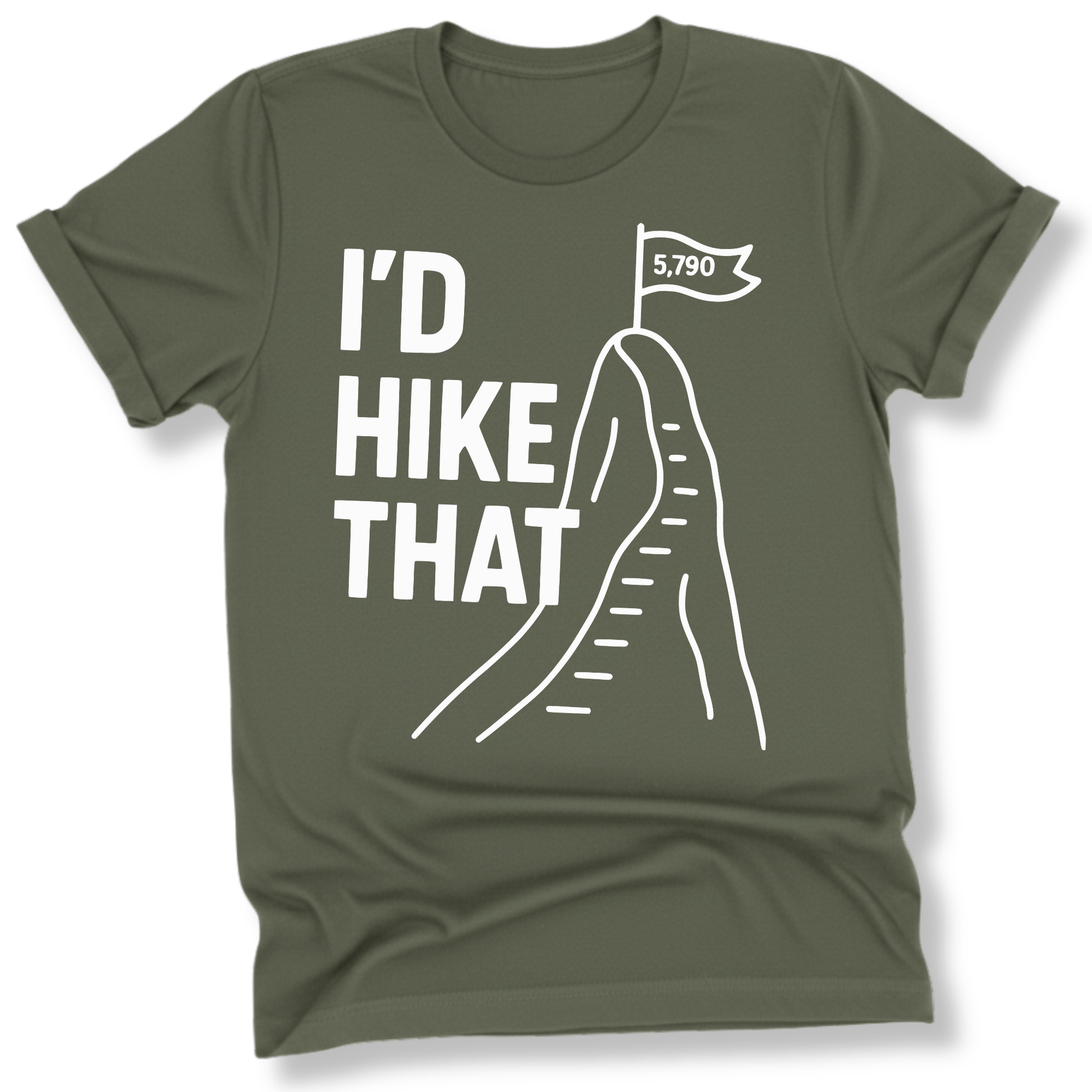 Printify T-Shirt I'd Hike That, Angels Peak