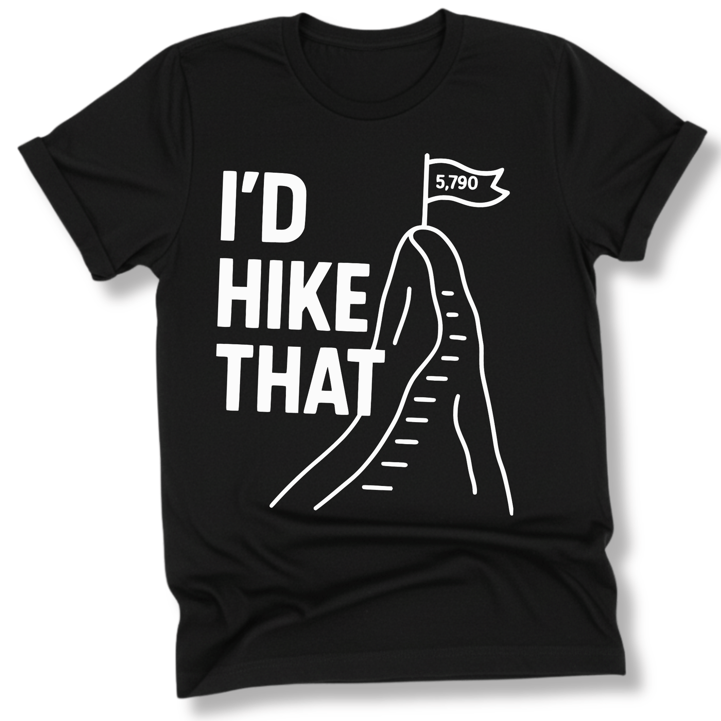 Printify T-Shirt I'd Hike That, Angels Peak