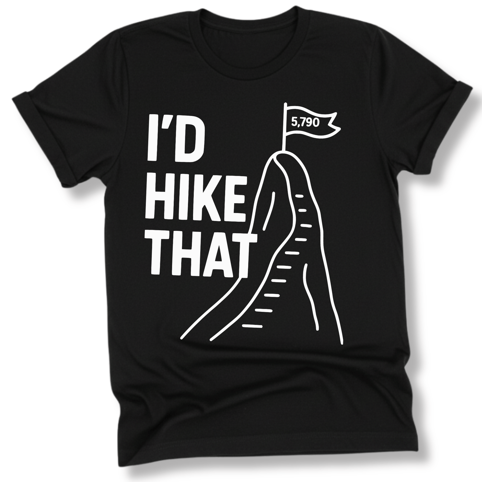 Printify T-Shirt I'd Hike That, Angels Peak