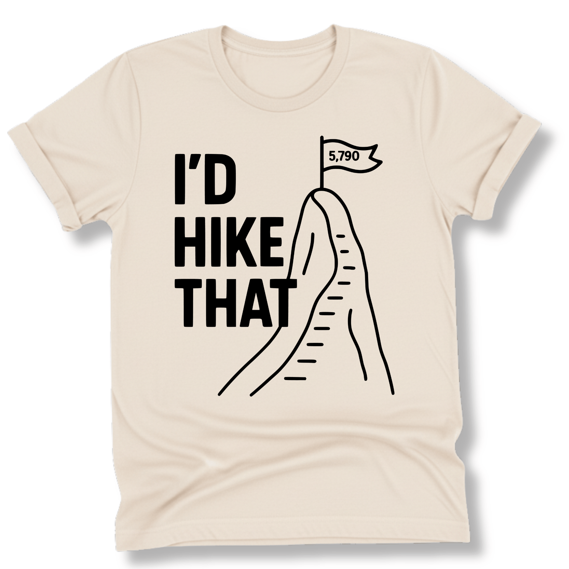 Printify T-Shirt I'd Hike That, Angels Peak