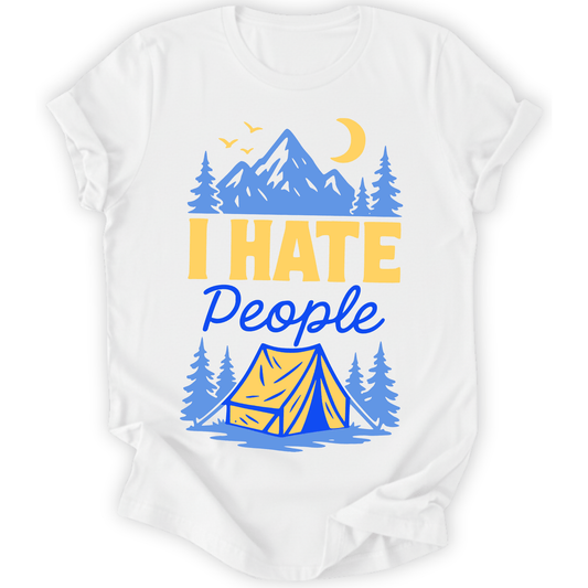 Printify T-Shirt I hate people
