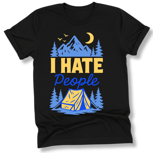 Printify T-Shirt I hate people