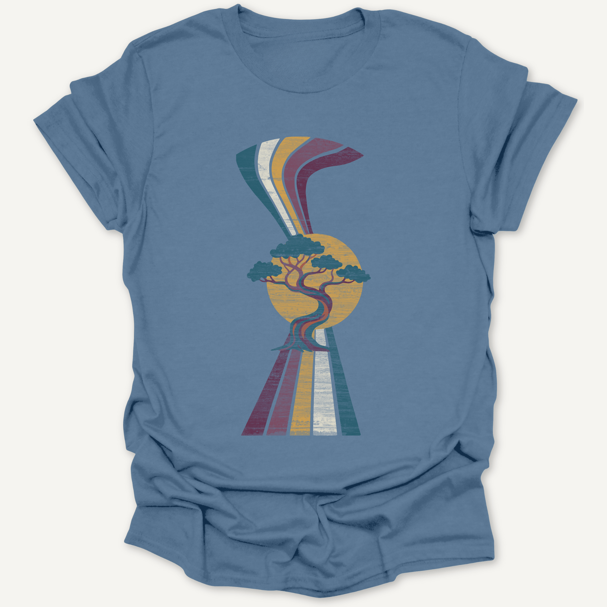 Printify T-Shirt Indigo Blue / S Ancient Juniper