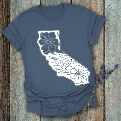 Printify T-Shirt Indigo Blue / S California Whale Tail T-Shirt