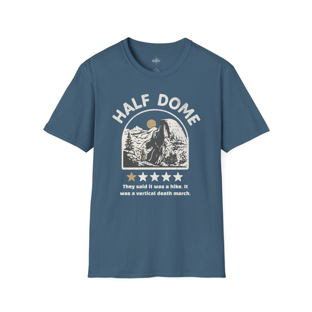 Printify T-Shirt Indigo Blue / S Copy of Half Dome One Star Review T-Shirt