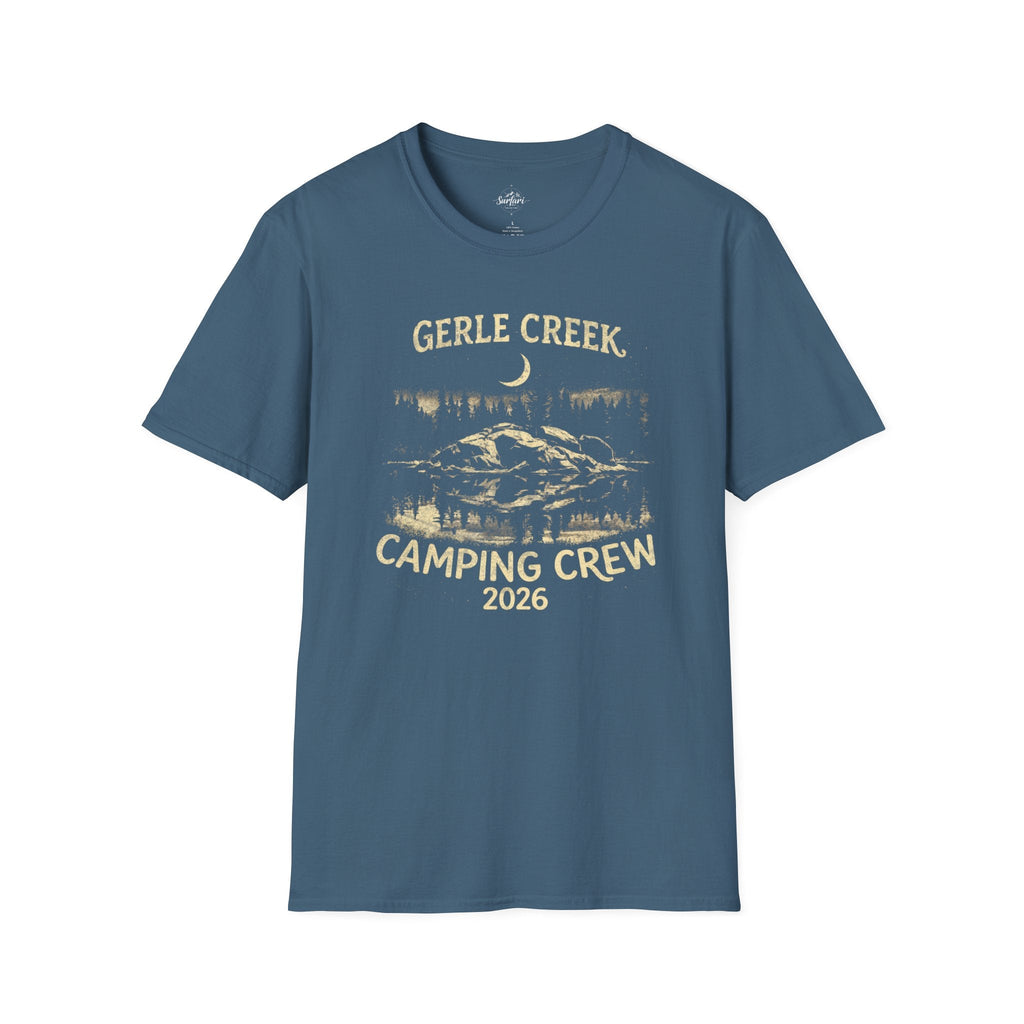Printify T-Shirt Indigo Blue / S Gerle Creek Camping Crew 2026