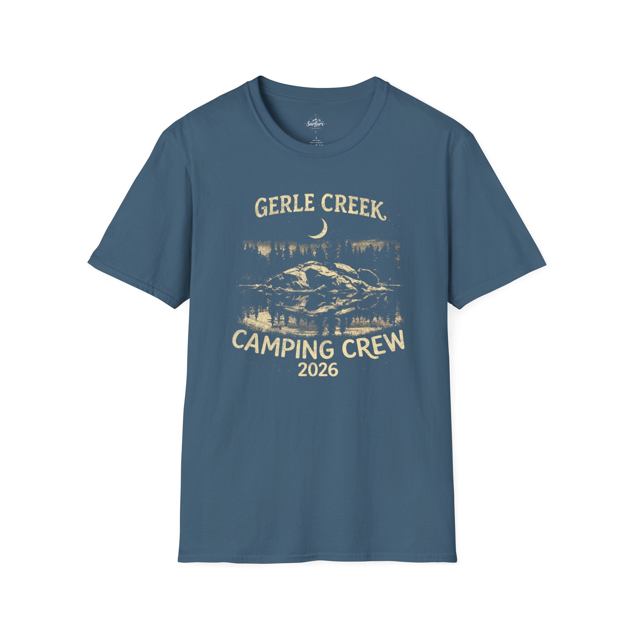 Printify T-Shirt Indigo Blue / S Gerle Creek Camping Crew 2026